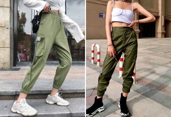 женские штаны карго милитари женские штаны карго милитари