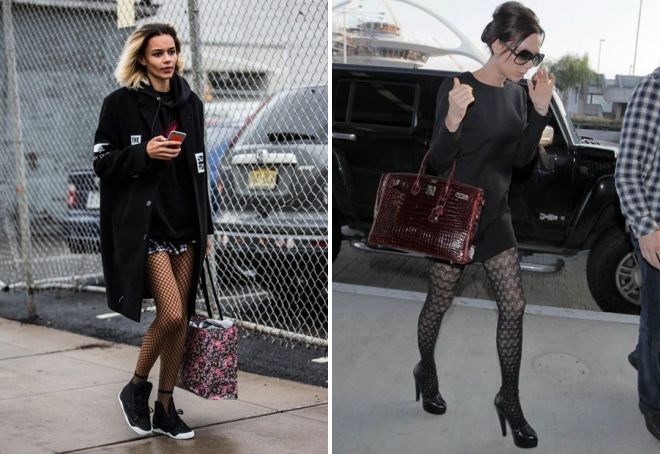 с какой обувью носить колготки в сетку с какой обувью носить колготки в сетку