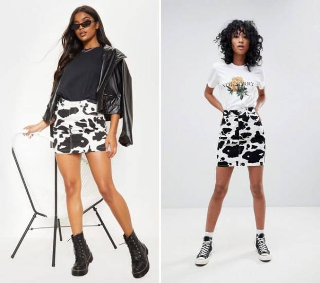 юбка коровий принт юбка коровий принт