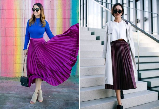 фиолетовая юбка плиссе фиолетовая юбка плиссе