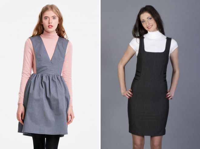 короткий офисный сарафан короткий офисный сарафан