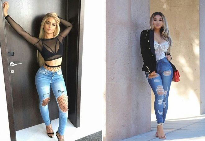 с чем носить рваные джинсы полным девушкам с чем носить рваные джинсы полным девушкам