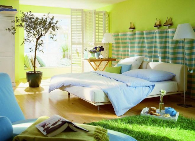 сочетание зеленого цвета в интерьере спальни сочетание зеленого цвета в интерьере спальни