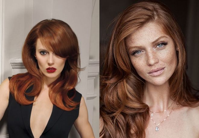 цвет рыжий шатен цвет рыжий шатен