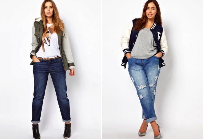 джинсы бойфренды для полных женщин джинсы бойфренды для полных женщин