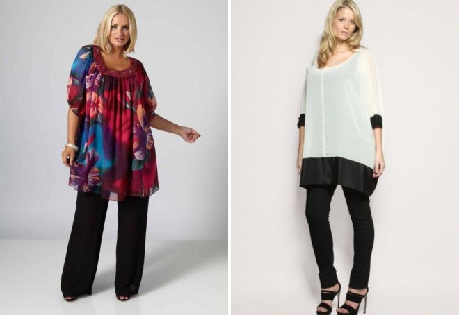 шифоновые туники для полных шифоновые туники для полных