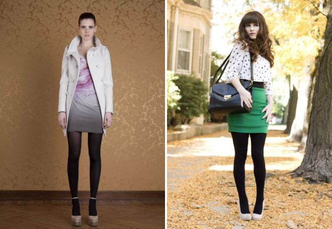 темные колготки со светлой обувью темные колготки со светлой обувью