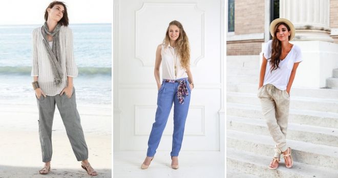 Льняные штаны 2019 Льняные штаны 2019