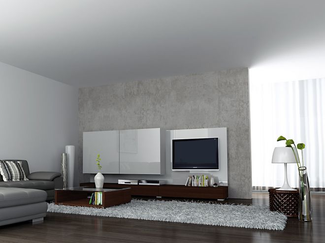 Обои в гостиную в стиле хай-тек Обои в гостиную в стиле хай-тек