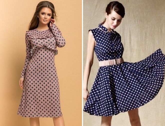 платье в горох 2018 платье в горох 2018