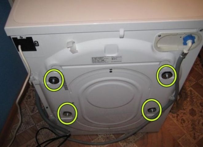 снять транспортировочные крепления снять транспортировочные крепления