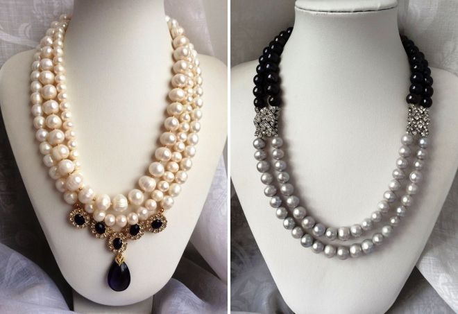 жемчужное колье жемчужное колье