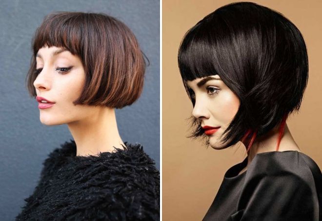 боб каре с короткой челкой боб каре с короткой челкой