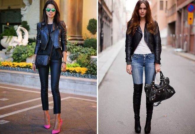 какую обувь носить с женской косухой какую обувь носить с женской косухой