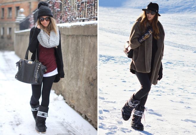 с чем носить женские сапоги дутики с чем носить женские сапоги дутики