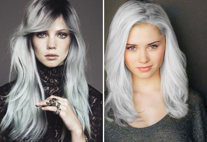 серый цвет волос серый цвет волос