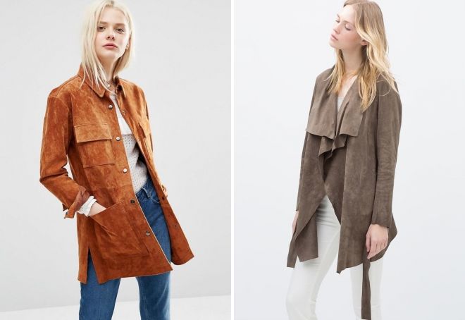 удлиненная замшевая куртка удлиненная замшевая куртка