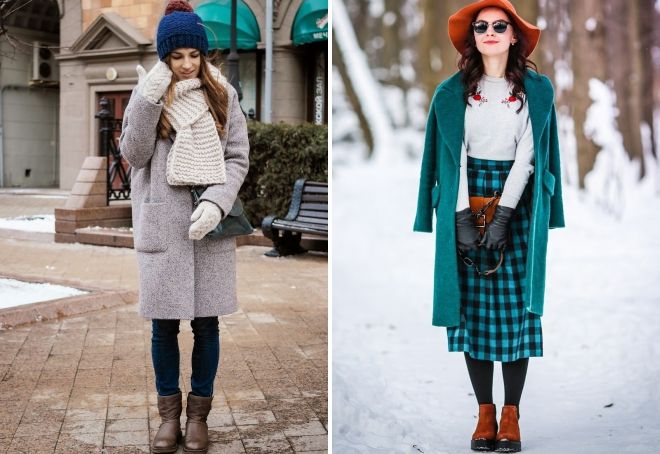 Женское осеннее шерстяное пальто Женское осеннее шерстяное пальто