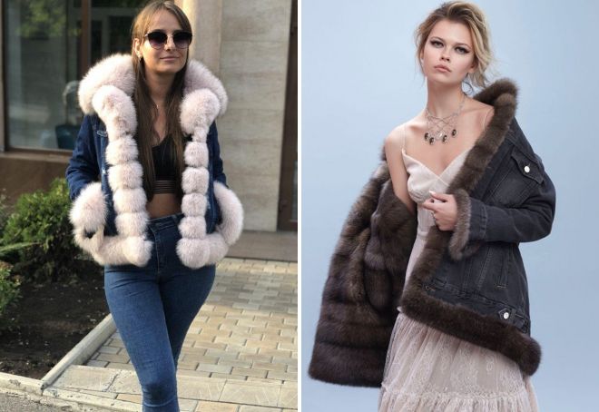 Джинсовка с искусственным мехом Джинсовка с искусственным мехом