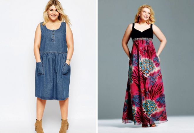 фасоны сарафанов для полных женщин фасоны сарафанов для полных женщин