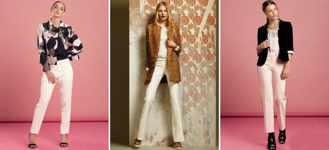 Образ с белыми брюками Образ с белыми брюками