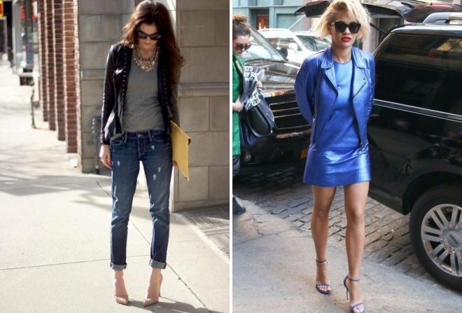 с чем носить кожаный пиджак с чем носить кожаный пиджак