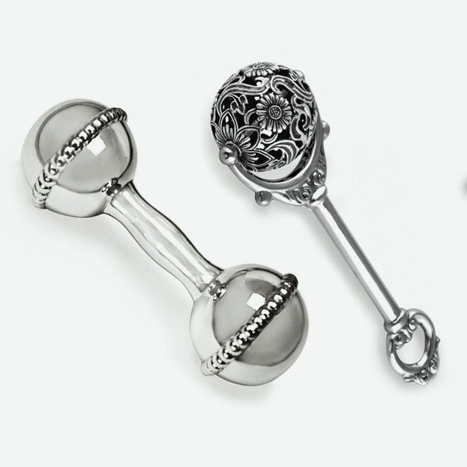 подарок новорожденной девочке серебро погремушка подарок новорожденной девочке серебро погремушка