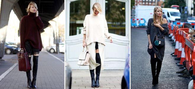 с чем носить черные сапоги с чем носить черные сапоги