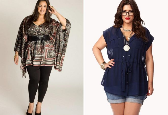 с чем носить тунику полным женщинам с чем носить тунику полным женщинам