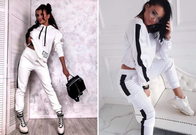 белый теплый спортивный костюм белый теплый спортивный костюм