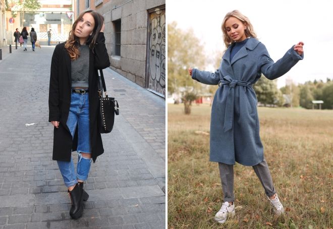 С чем носить женское осеннее пальто С чем носить женское осеннее пальто