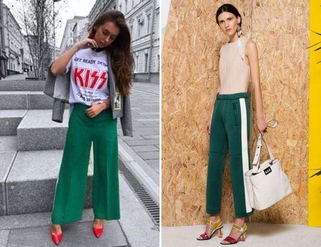 зеленые брюки с лампасами зеленые брюки с лампасами