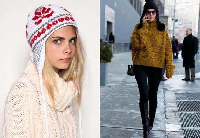 трендовые вязаные шапки ушанки трендовые вязаные шапки ушанки