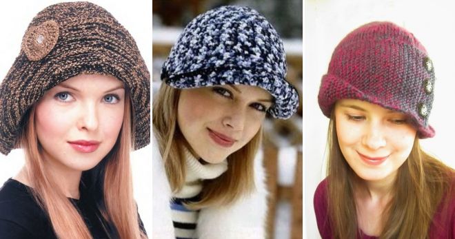 Шапка с косым отворотом Шапка с косым отворотом