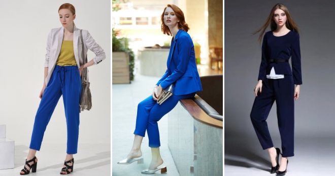 Синий цвет в деловой одежде Синий цвет в деловой одежде