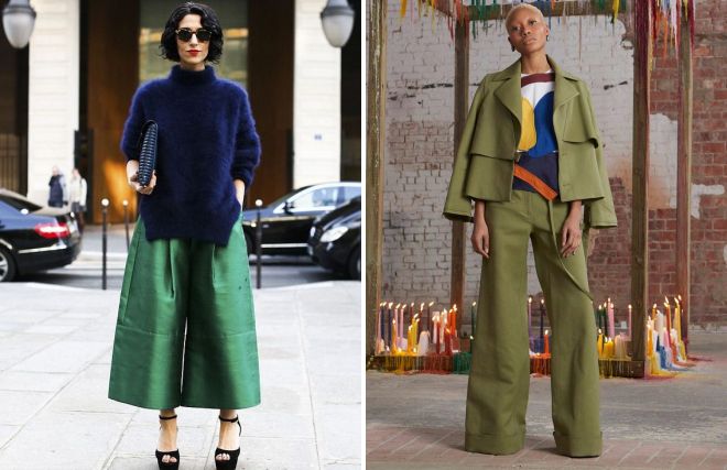 с чем носить зеленые брюки с чем носить зеленые брюки