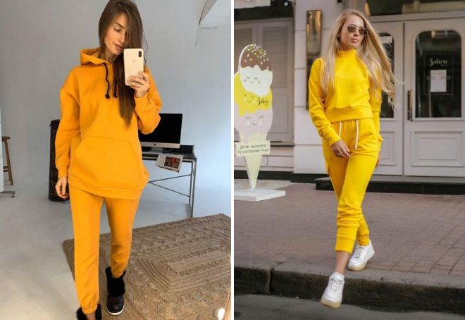 желтый теплый спортивный костюм желтый теплый спортивный костюм