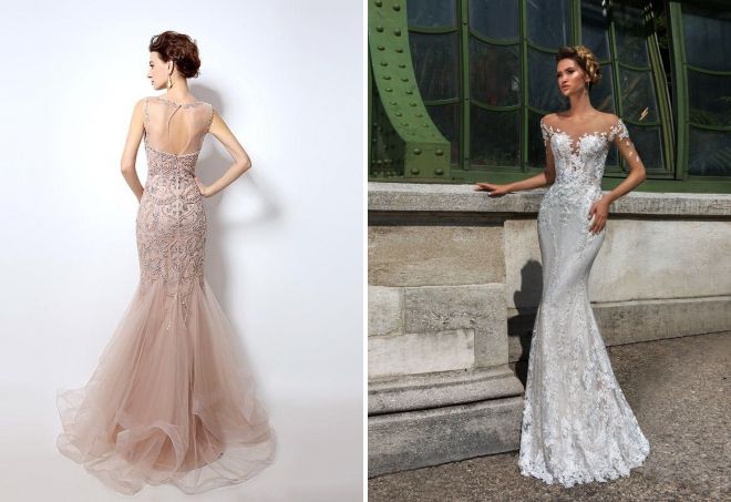 длинное платье русалка длинное платье русалка