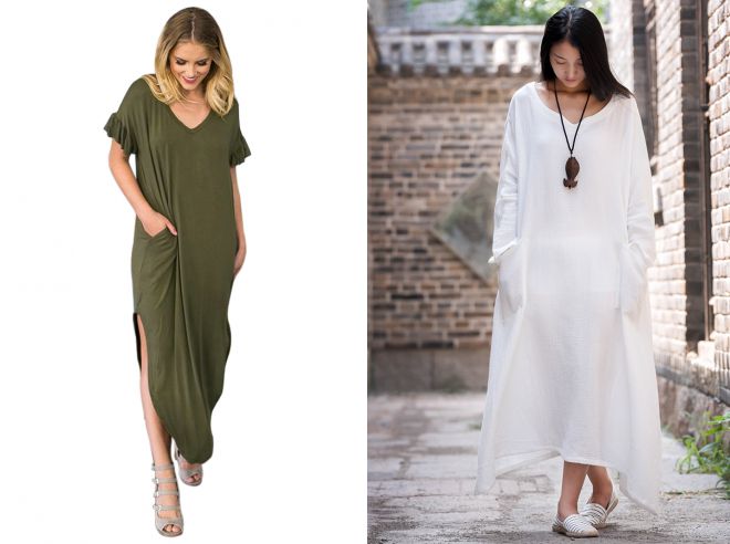 длинные платья балахоны длинные платья балахоны