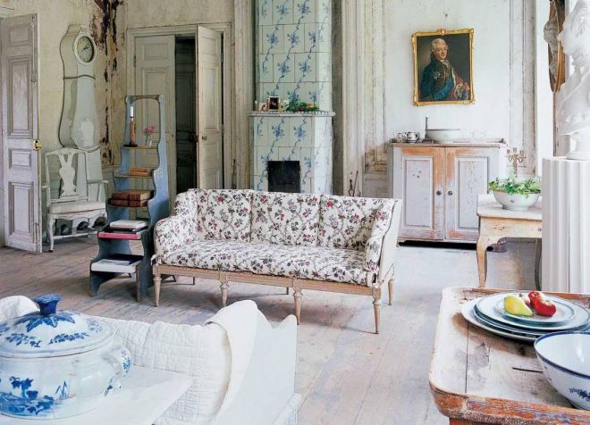 Этно стиль в дизайне гостиной