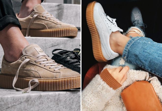 кеды Пума на платформе от Рианны кеды Пума на платформе от Рианны