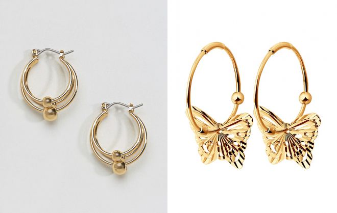 серьги кольца 2018 серьги кольца 2018