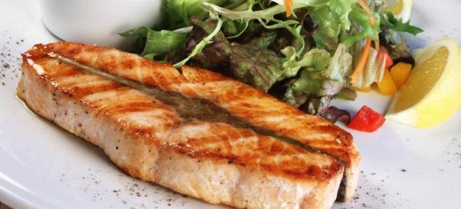 стейк из форели на сковороде стейк из форели на сковороде