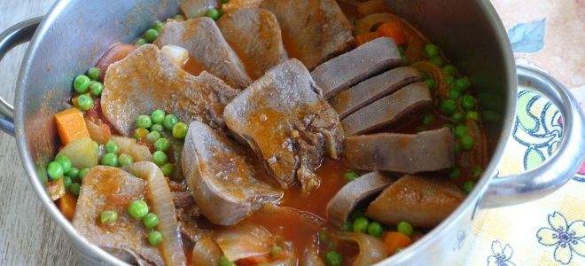 тушеный говяжий язык тушеный говяжий язык