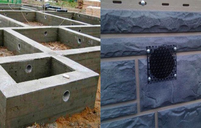 вентиляция фундамента бани вентиляция фундамента бани