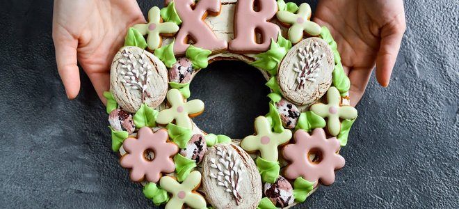 пряник пасхальный венок пряник пасхальный венок