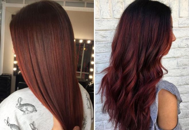 бордовый цвет волос бордовый цвет волос