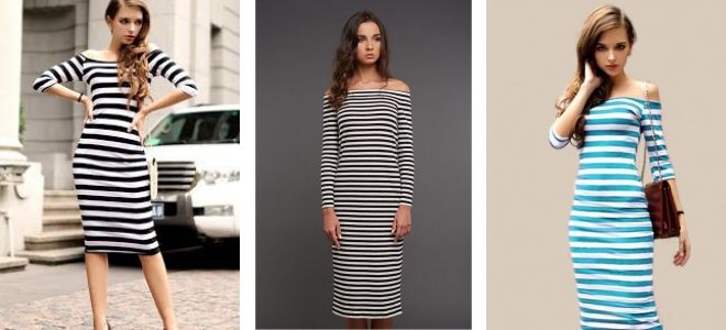 Платье с открытыми плечами Платье с открытыми плечами