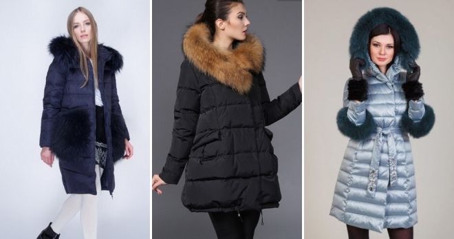 Красивые пуховики для женщин с капюшоном с мехом Красивые пуховики для женщин с капюшоном с мехом