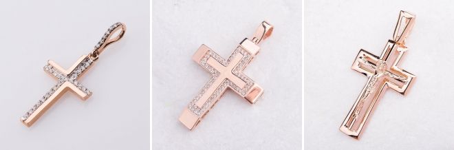 Женский золотой крестик Женский золотой крестик